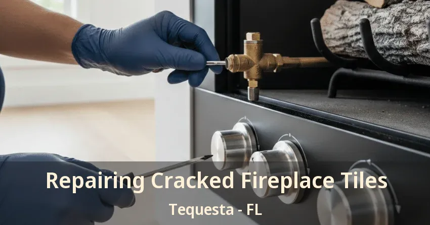 Repairing Cracked Fireplace Tiles Tequesta - FL